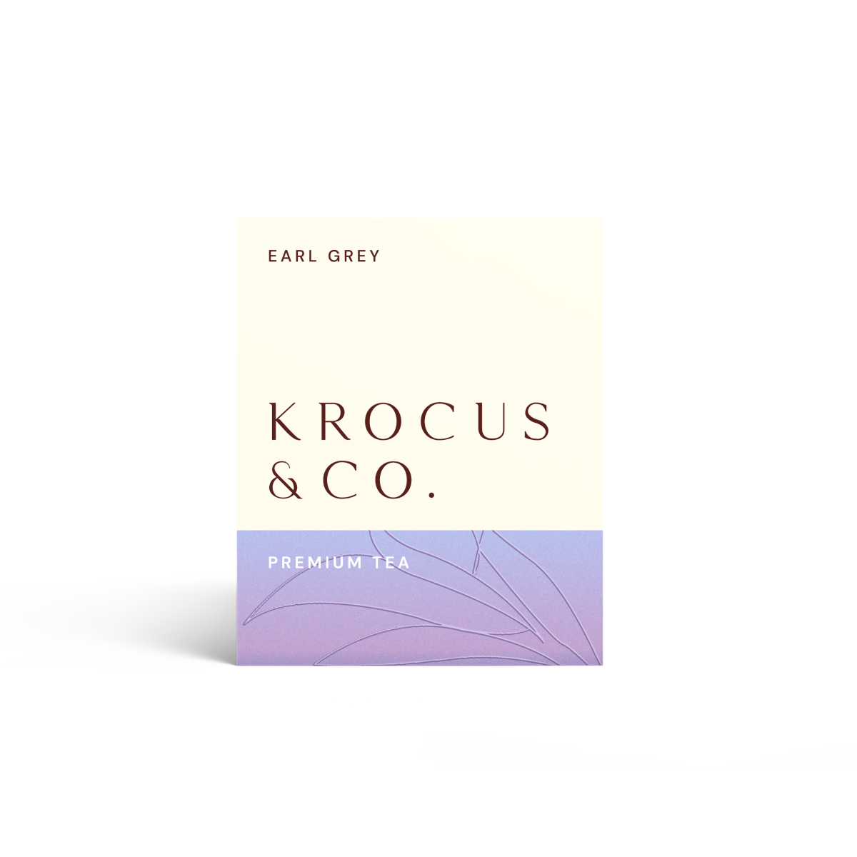 Krocus & Co. Earl Grey premium black tea box