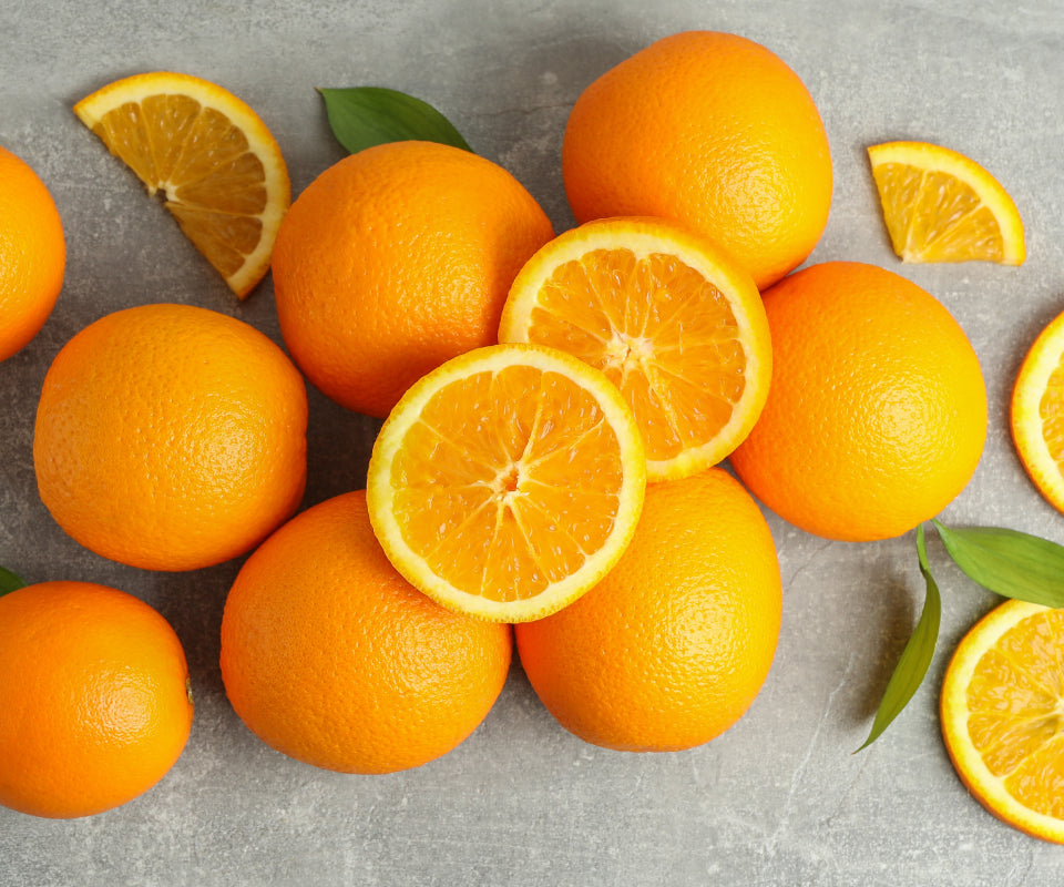 Krocus & Co. Orange & Honey with Greek Saffron herbal tea ingredient, dried orange slices
